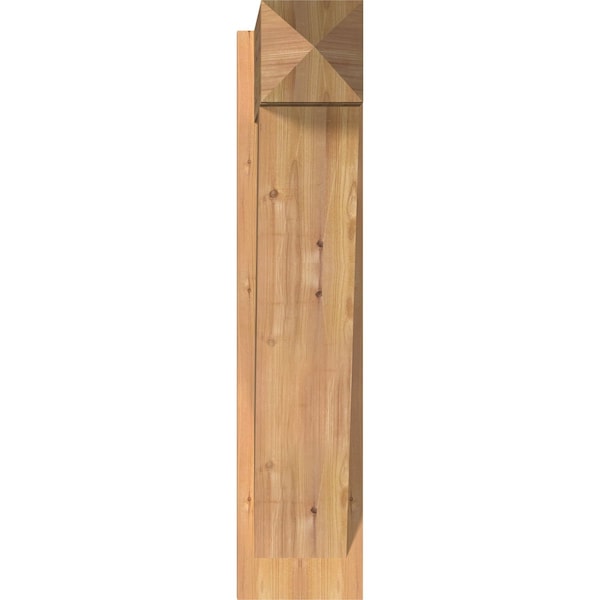 Traditional Smooth Arts And Crafts Outlooker, Western Red Cedar, 7 1/2W X 22D X 34H